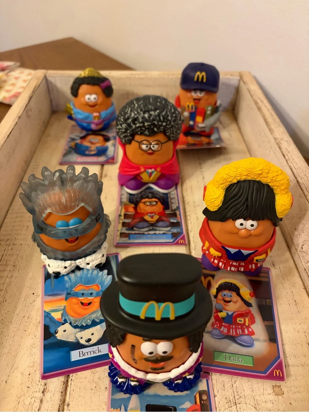 McDonald's McNugget Buddies Collectible Box Set - Blue & Yellow Packaging
